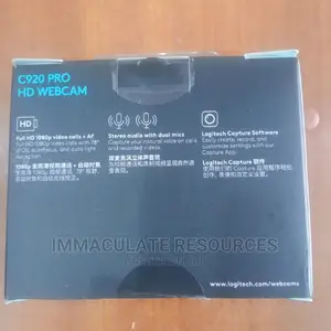 Original Logitech C920 Pro Webcam