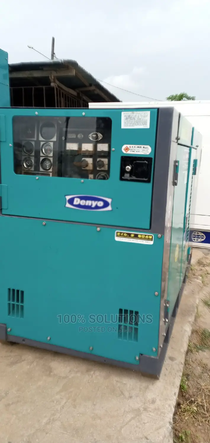 Foreign Denyo 60kva Sound Proof Generator for Sale