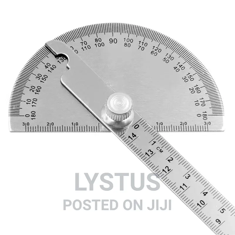 145mm Stainless Steel 180 Angle Protractor
