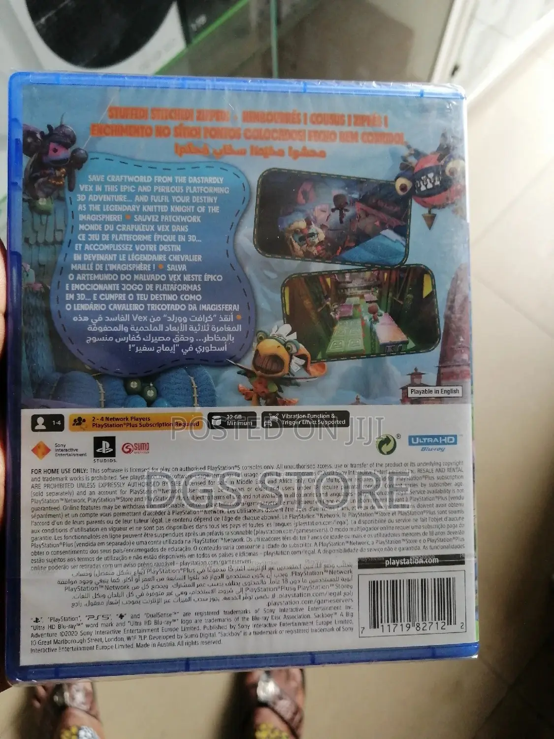 Ps5 Sackboy a Big Adventure Game