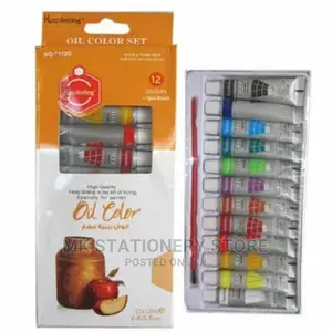 Keep Smiling Acrylic Paint and Oil Paint 12colours and 12ml