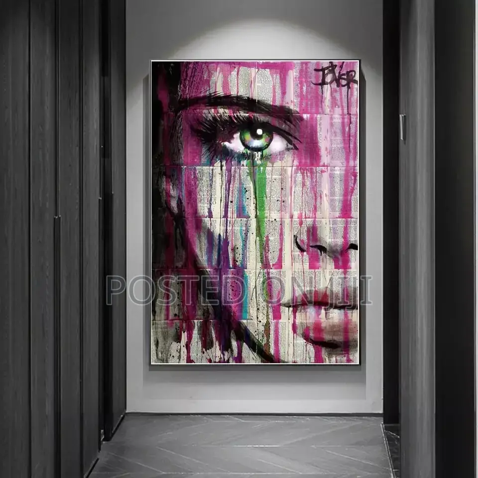 Woman Face Canvas