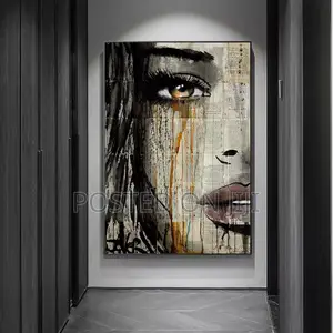 Woman Face Canvas