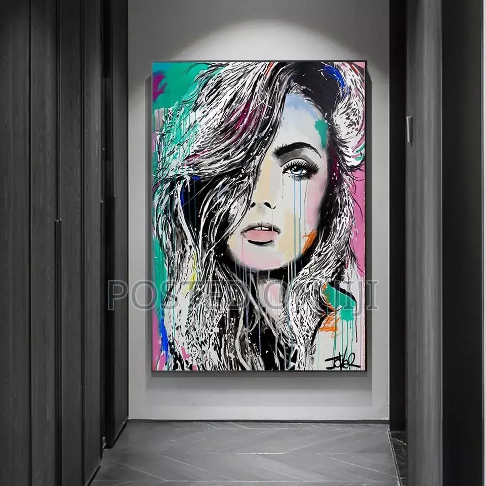 Woman Face Canvas