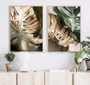 Gold Leaf Wall Art