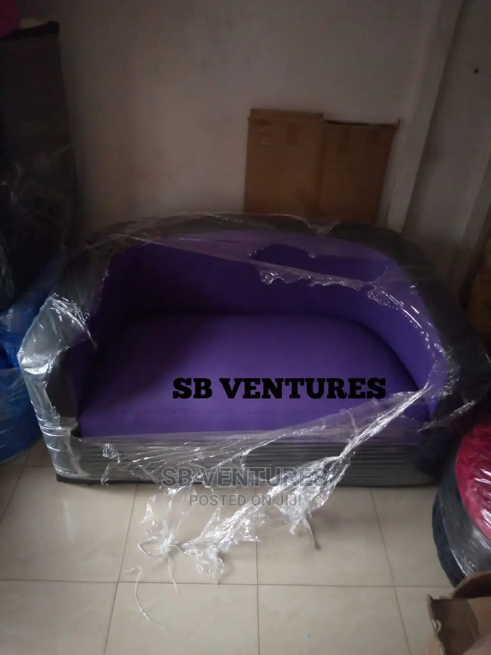 Double Seater Leather Sofa