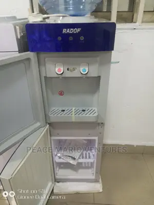 Original Radof Water Dispenser With Fridge/ Curved Glass