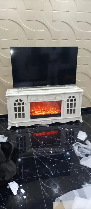 Exotic Fire Place TV Stand