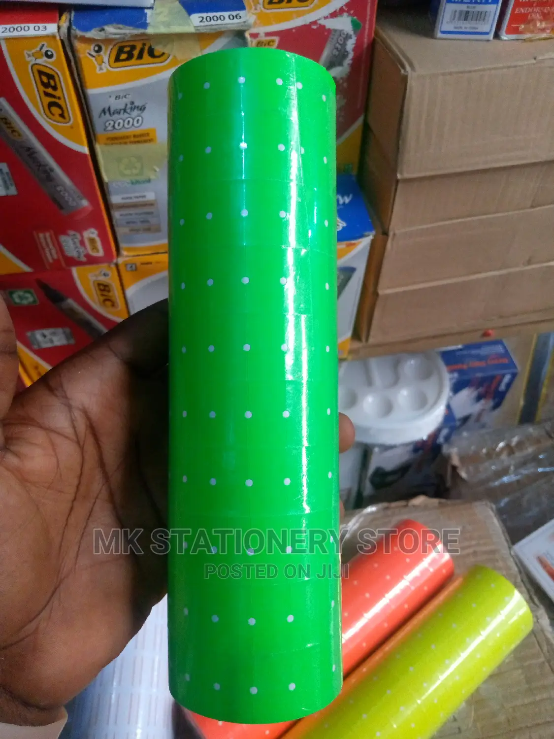Supermarket Price Tag Per Roll