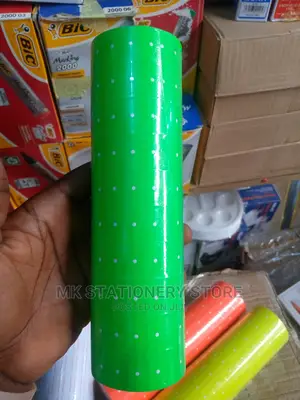 Supermarket Price Tag Per Roll