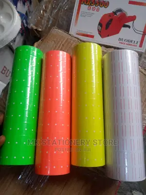 Supermarket Price Tag Per Roll