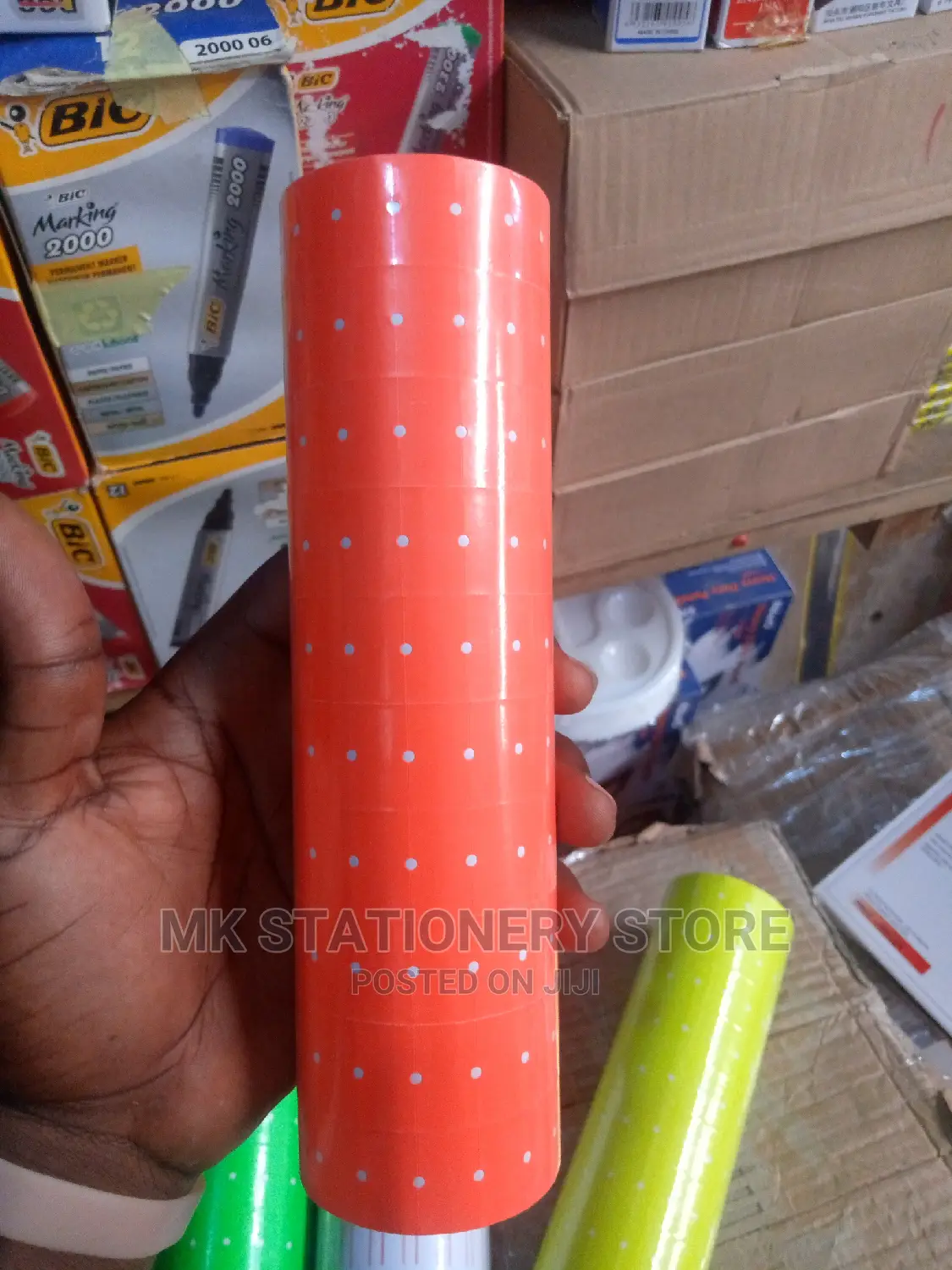 Supermarket Price Tag Per Roll