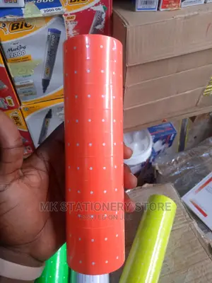 Supermarket Price Tag Per Roll