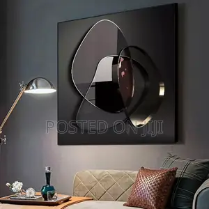Abstract 3D Metal Wall Art