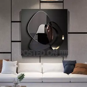 Abstract 3D Metal Wall Art
