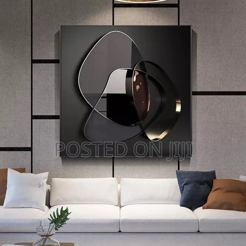 Abstract 3D Metal Wall Art