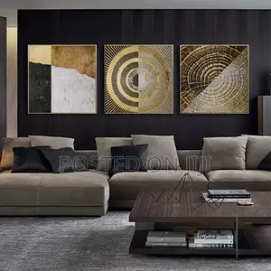 Abstract Gold Foilsymmetry