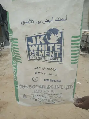 Original 40kg Jk White Cement.