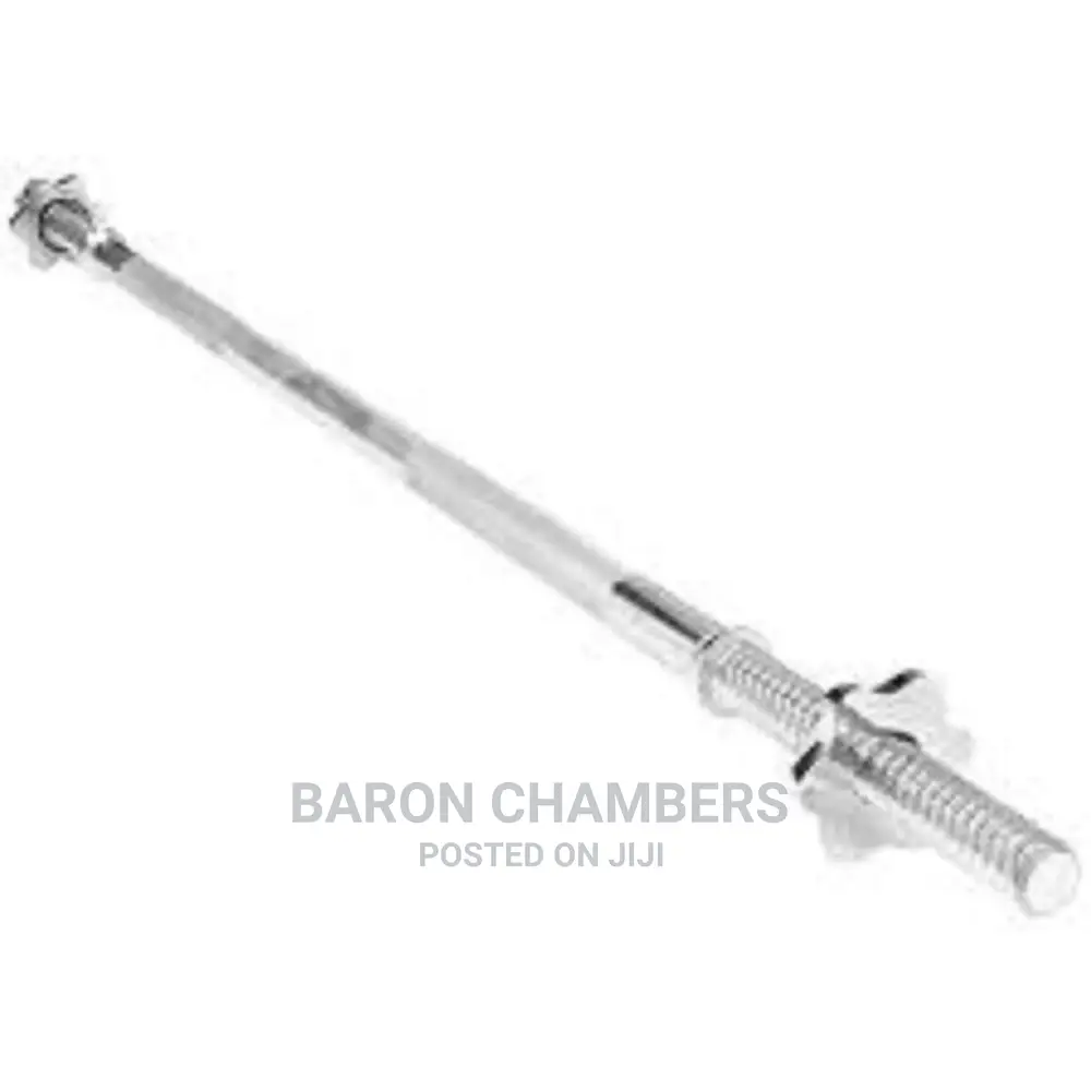Brand New 5ft Barbell 1” Weight Lifting Bar With Spinlock