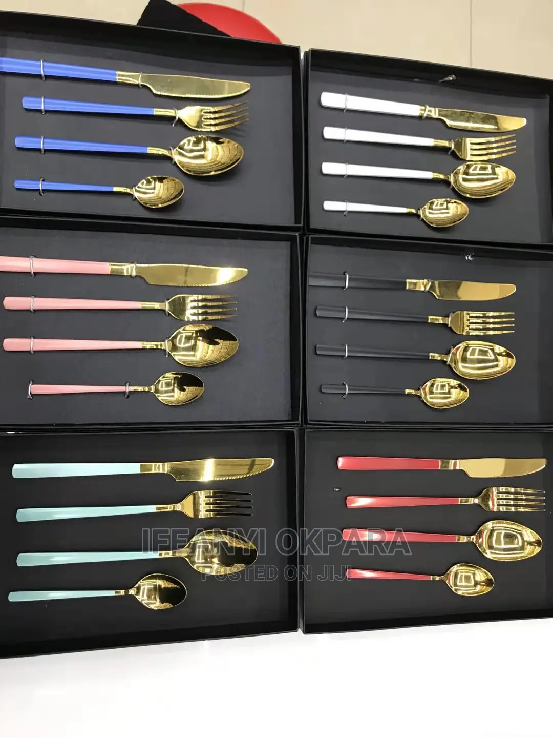 Gold and Silver Sets of Spoon