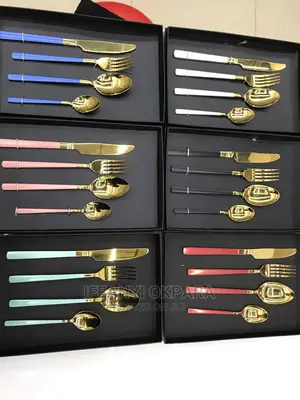 Gold and Silver Sets of Spoon