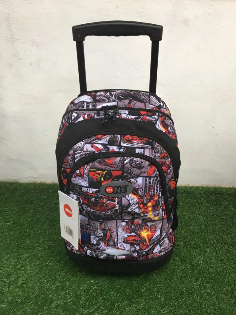 One Multicoloured Trolley Backpack