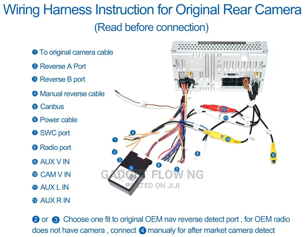 Dasaita CB005 Power Cable