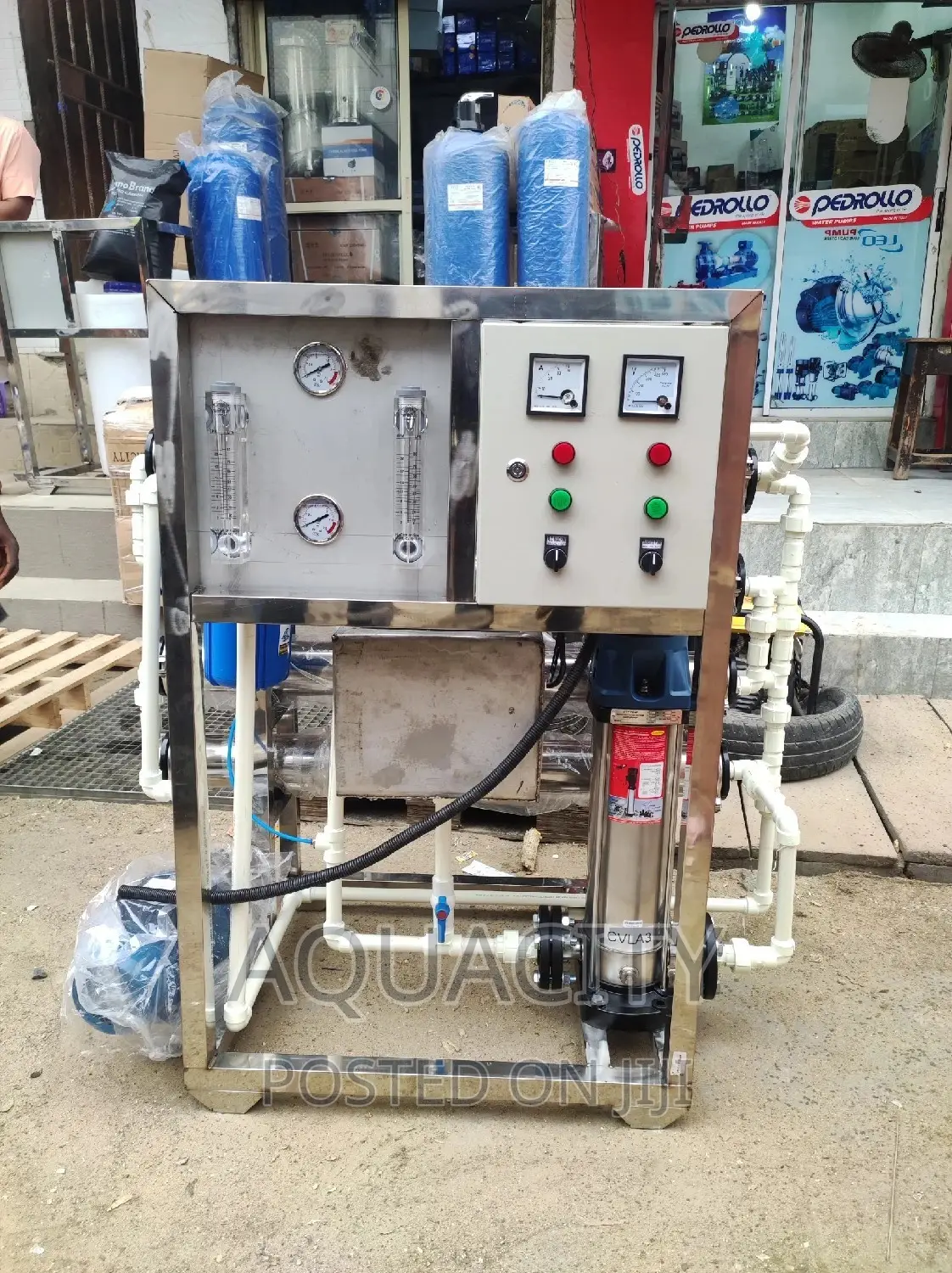 1000 LTR (1tons) 4 Membrane Reverse Osmosis System