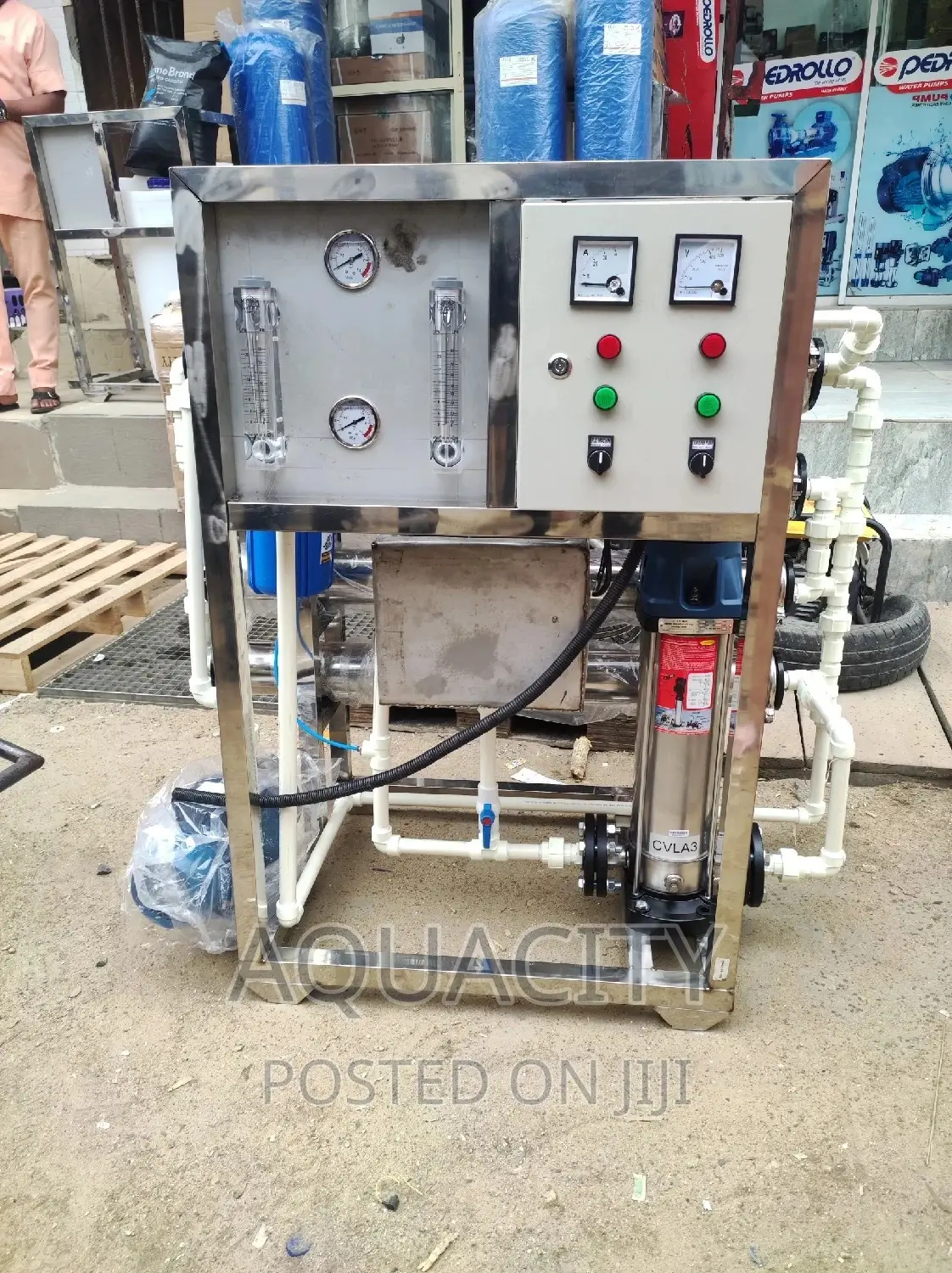 1000 LTR (1tons) 4 Membrane Reverse Osmosis System