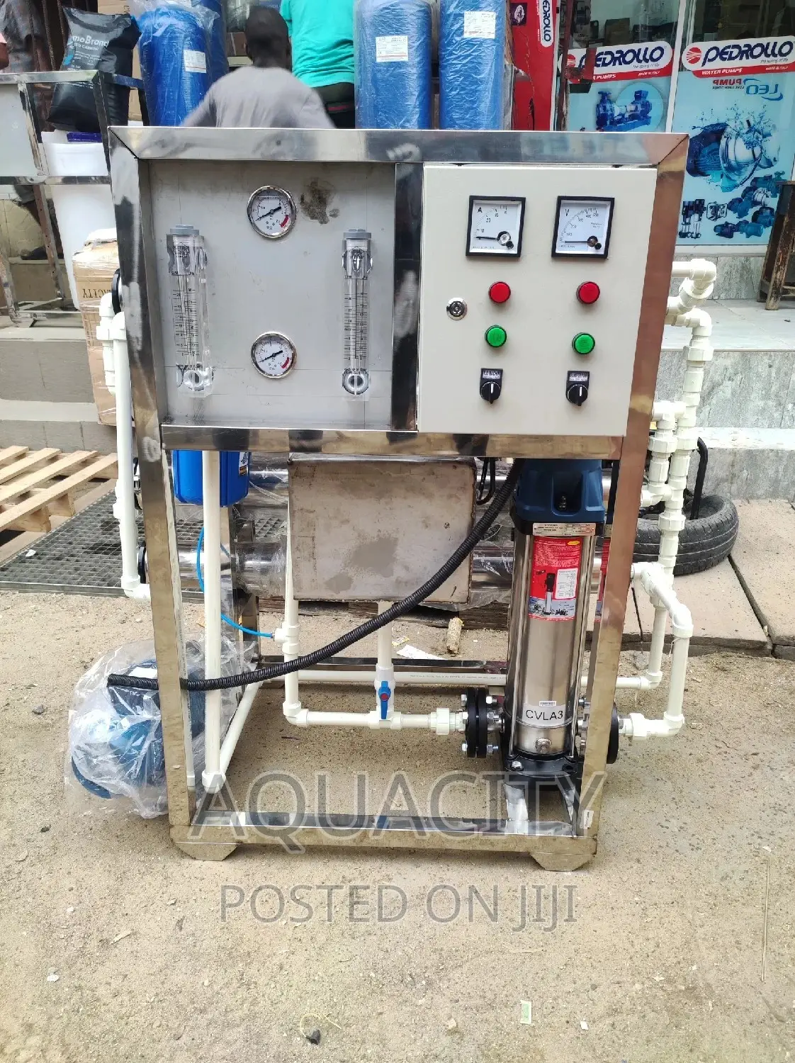 1000 LTR (1tons) 4 Membrane Reverse Osmosis System