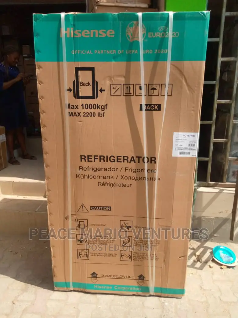 Original Hisense Side by Side Refrigerator