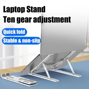 Adjustable Folding Laptop Stand Desk 4 PC Notebook