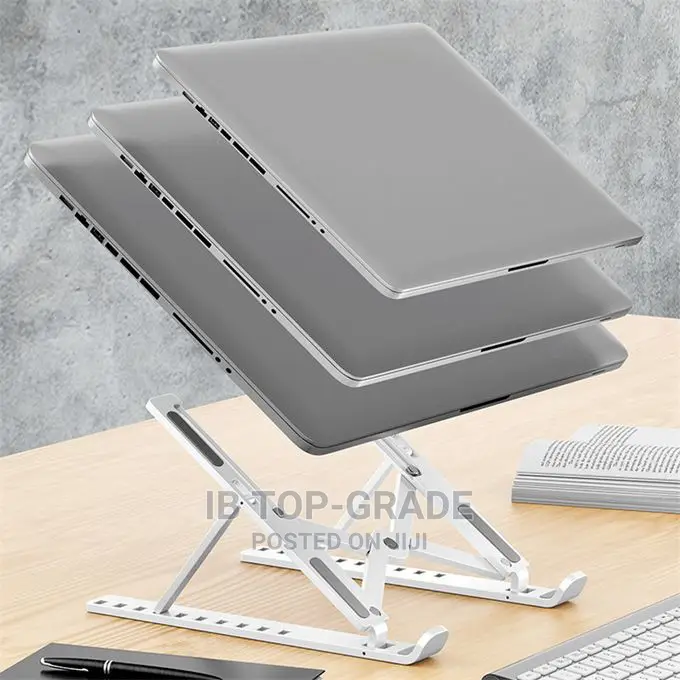 Adjustable Folding Laptop Stand Desk 4 PC Notebook