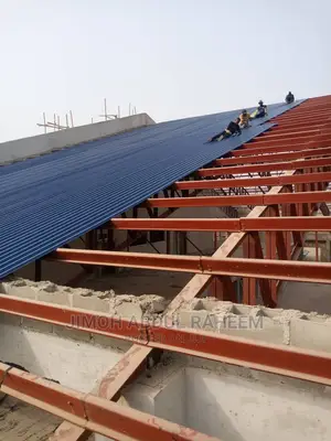 Iron Rafters and Roofing