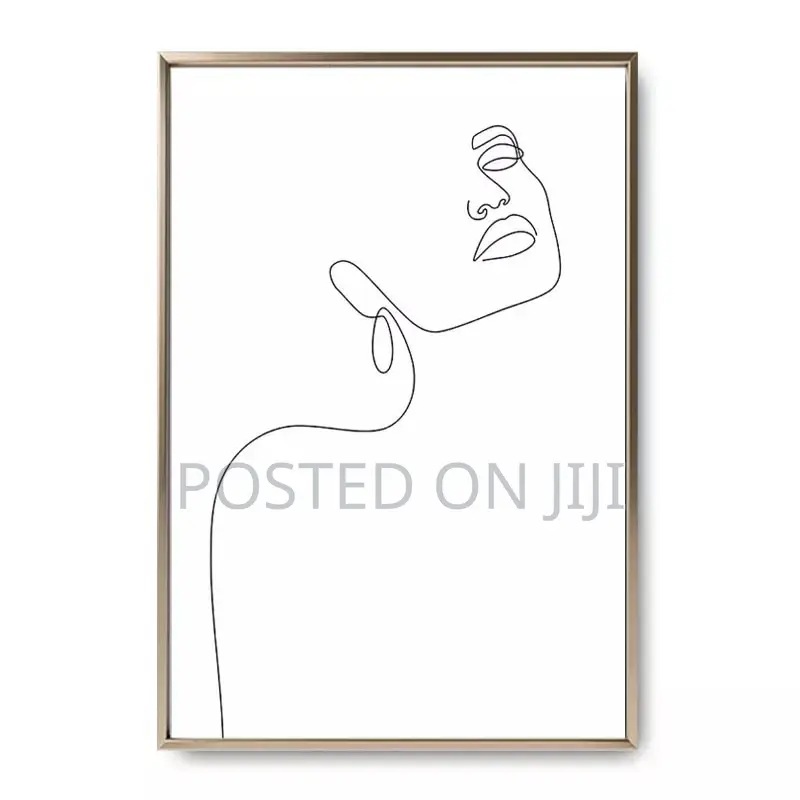 Abstract Lady Line Wall Art