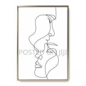 Abstract Lady Line Wall Art