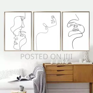 Abstract Lady Line Wall Art