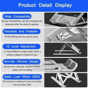 Foldable Laptop Stand Adjustable Notebook Support Holder