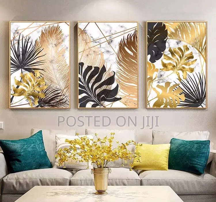 Golden Leaf Canvas Printing