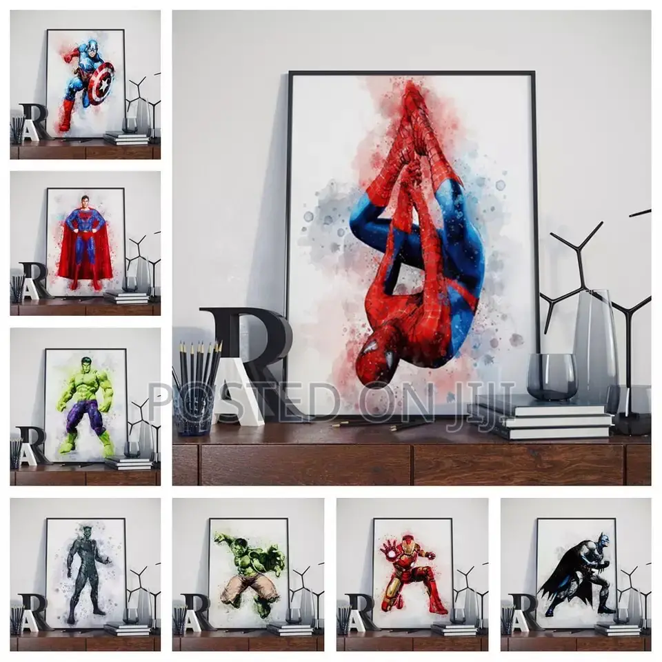 Avengers Superhero Watercolor