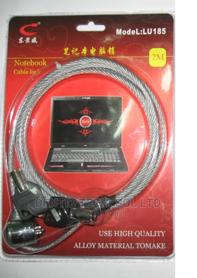 Laptop Lock Key Type - Lu185 - 2m