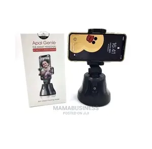 360 Rotation Auto Face Object Tracking Shooting - Black