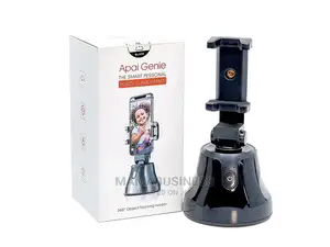 360 Rotation Auto Face Object Tracking Shooting - Black