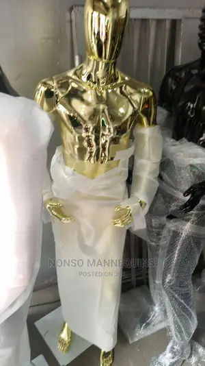 Male Gold Complete Body Display Fashion Mannequin