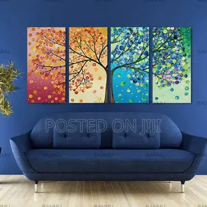 4 Season Lucky Life Tree Canvas