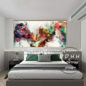 Colorful Ocean Abstract Canvas Printing