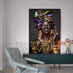 Black African Wall Art