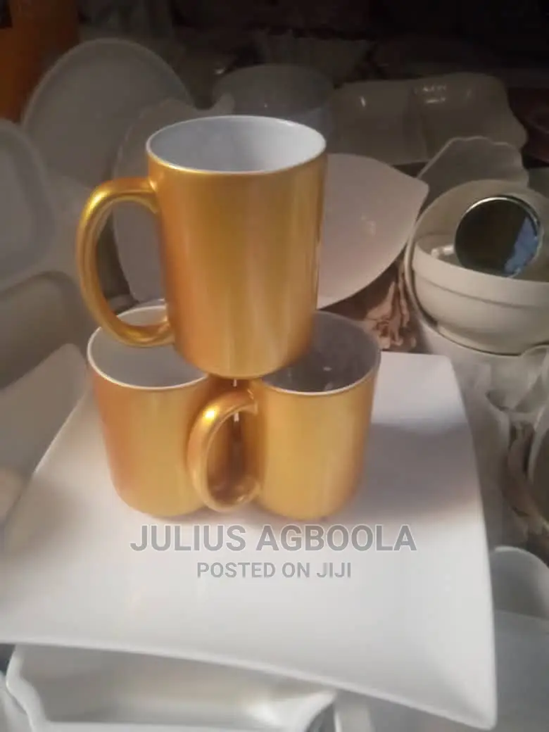 Gold Coloured Mug