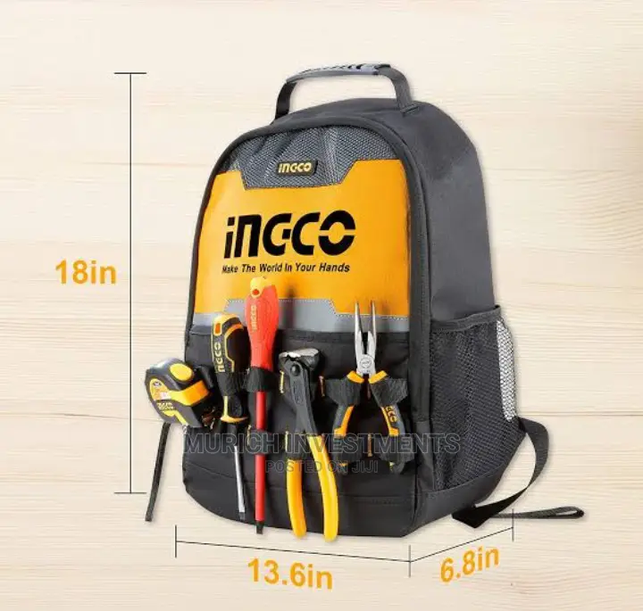 Ingco Original Tools Backpack Tool Box Tool Kit