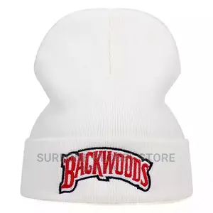Embroidery BACKWOODS Knitted Beanies Hats